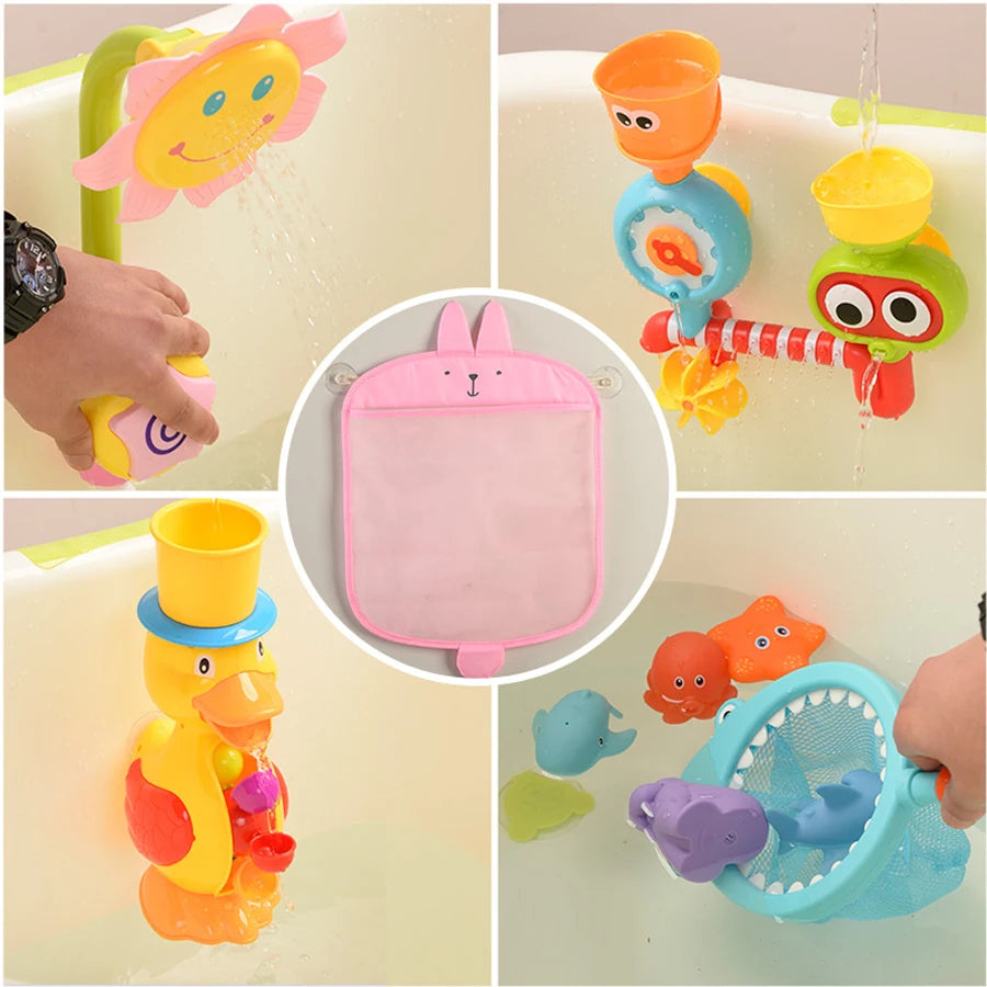 Baby Bathroom Mesh Bag Design For Bath Toys