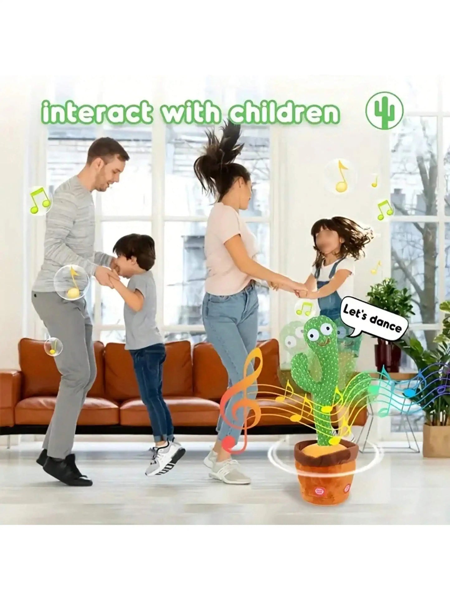 Dancing Talking Cactus Toy For Baby Boys And Girls