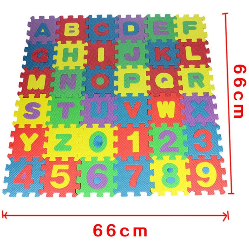 Alphabet/Letters/Numbers Floor Mat 3D