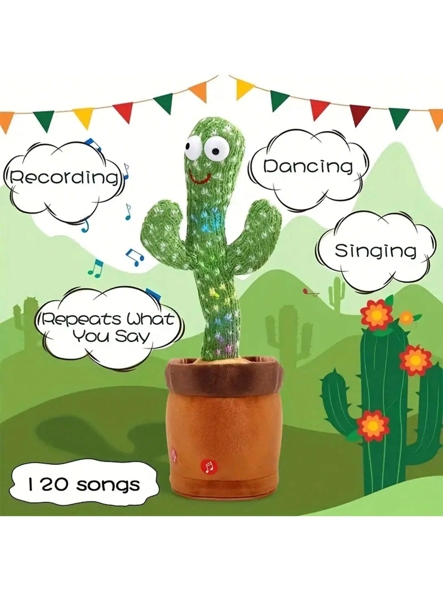 Dancing Talking Cactus Toy For Baby Boys And Girls