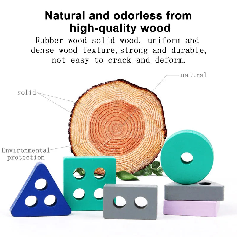 Wooden  Early Learning Educational Toy for Boys & Girls