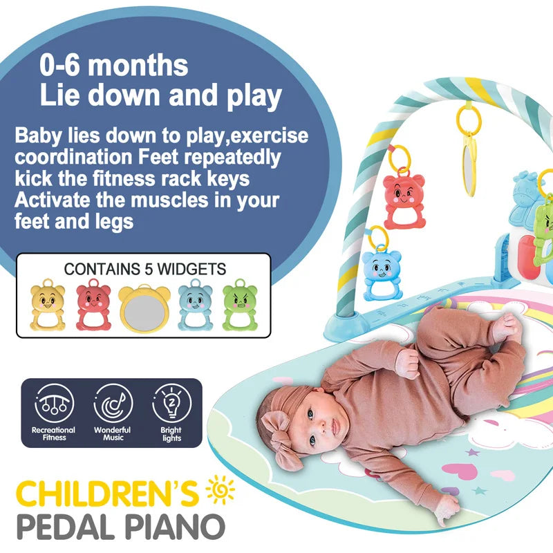 Baby Fitness Mat
 Music Play Gym for boys & girls