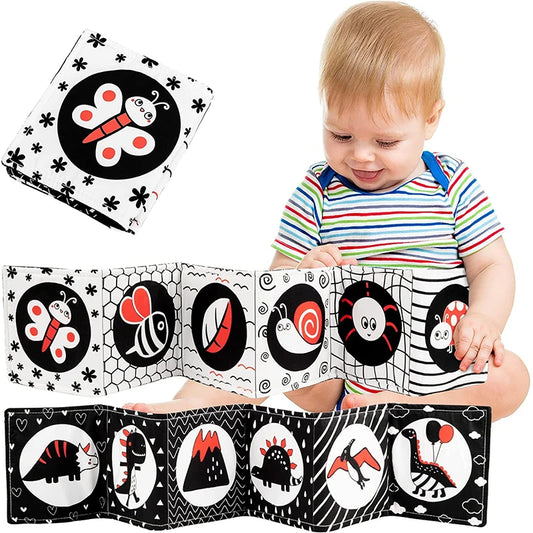 Baby Soft Cloth Book Black and White